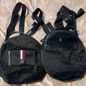Tommy Hilfiger Black Quilted Mini-Backpack